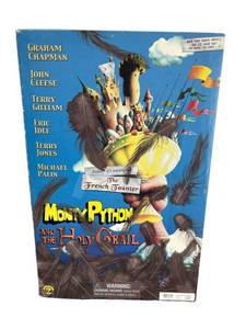 lot 122 image: 2002 Monty Python Holy Grail French Taunter Action Figure Sideshow Toy (New Old Stock)