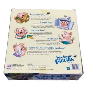 lot 139 image: Vintage 2001 Wee Little Piggies Electronic Nursery Rhyme Game (New Sealed)