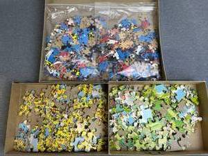 lot 163 image: Vintage Ceaco Coneheads 550 Pieces 18 Puzzle and Wheres Waldo Puzzles