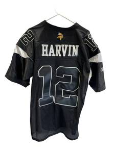 lot 187 image: Reebok NFL Equipment Minnesota Vikings Percy Harvin #12 Jersey Size 54