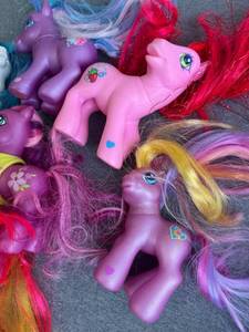 lot 202 image: My Little Pony Lot including G3 Sunshower, Strawberry Reef, Peri Winkle, and More