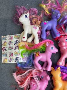 lot 203 image: My Little Pony Lot including Wind Drifter, Strawberry Swirl, Bumbleberry, and More