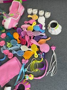 lot 206 image: Huge Lot of My Little Pony and Barbie Accessories