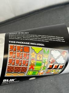 lot 208 image: Blik Wall Graphics Super Mario Bros. Wall Decals