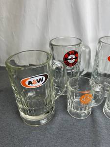 lot 215 image: Vintage A&W Root Beer Mugs