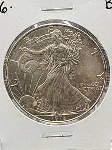 1996 American Silver Eagle US Mint Walking Liberty Coin 1oz .999 fine