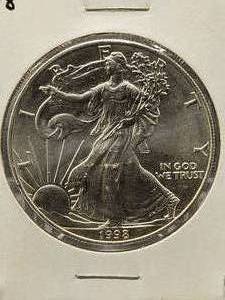 1998 American Silver Eagle US Mint Walking Liberty Coin 1oz .999 fine