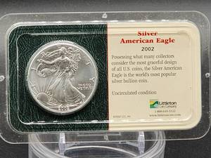 2002 American Silver Eagle US Mint Walking Liberty Coin 1oz .999 fine