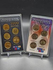(2) 1999 U.S. Mint Statehood Quarter P&D Coin Sets
