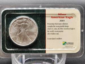 2001 American Silver Eagle US Mint Walking Liberty Coin 1oz .999 fine