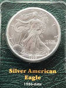 1986 American Silver Eagle US Mint Walking Liberty Coin 1oz .999 fine