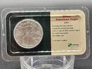 2001 American Silver Eagle US Mint Walking Liberty Coin 1oz .999 fine