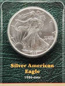 1986 American Silver Eagle US Mint Walking Liberty Coin 1oz .999 fine