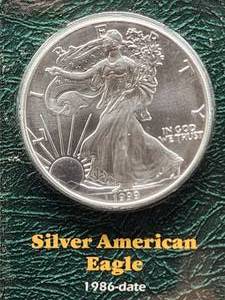 1986 American Silver Eagle US Mint Walking Liberty Coin 1oz .999 fine