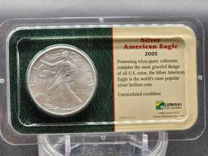 2005 American Silver Eagle US Mint Walking Liberty Coin 1oz .999 fine