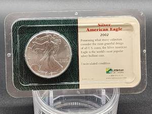 2002 American Silver Eagle US Mint Walking Liberty Coin 1oz .999 fine