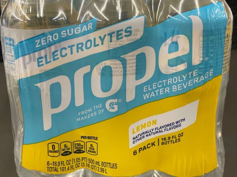 lot 37 image: Propel Lemon Electrolyte Water Beverage 2 X 6-Pack (12 Bottles Total)