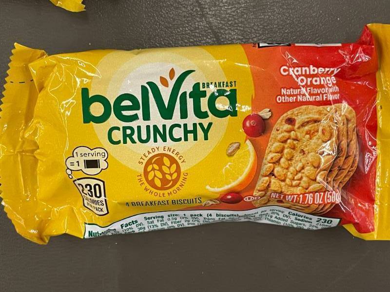 lot 48 image: Lot of 10 BelVita Crunchy Cranberry Orange Breakfast Biscuits
