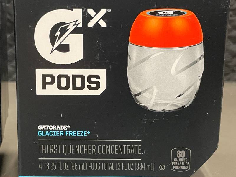 lot 306 image: Gatorade GX Pods Glacier Freeze Thirst Quencher Concentrate, 2 Packs