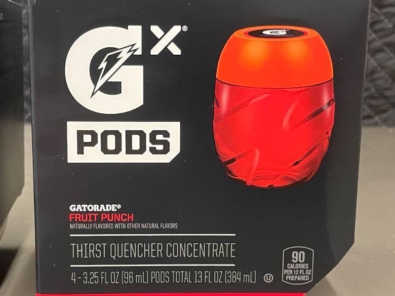 lot 410 image: Gatorade Gx Pods Fruit Punch Thirst Quencher Concentrate - 2 Packs