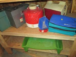 lot 30 image: Metal File Boxes, Vintage Insulated...