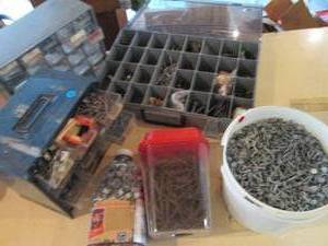 lot 35 image: Benchtop multi-Drawer Hardware Orga...