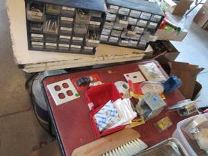 lot 36 image: Pair of Multi-Drawer Benchtop organ...