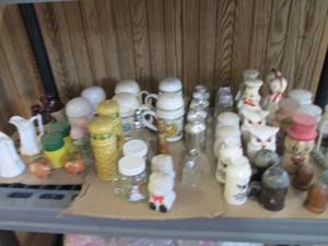 lot 133 image: Assorted Style Collectible salt and...