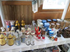 lot 135 image: Assorted Style Collectible salt and...