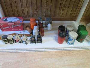 lot 137 image: Assorted Style Collectible salt and...