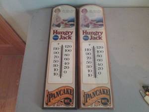 lot 145 image: Vintage Advertisement Thermometers...