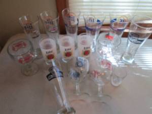 lot 153 image: Variety of Miller goblets, cups and...