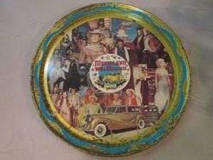 lot 161 image: Movieland Wax Museum Serving Tray...
