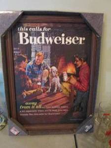 lot 1 image: Exquisitely Detailed 3D Budweiser F...