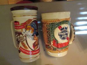 lot 177 image: (1) Pabst & (1) Blatz collectible S...