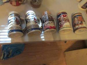 lot 179 image: (5) Assorted Budweiser collectible ...