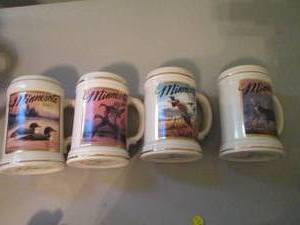 lot 180 image: (4) Assorted Miller wild life theme...