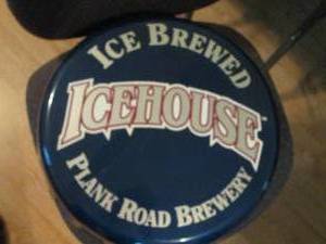 lot 197 image: Ice House Bottle Cap Shaped Wall de...