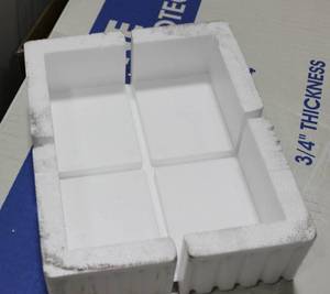 lot 30 image: ULine 34 Thick Foam Corner Protector 3 58 X 3 X 2  Full Case 288 Corner Protector