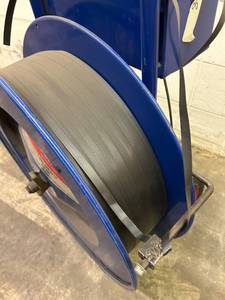 lot 24 image: Poly Strapping Tool, Banding Machine, Fits 58 Straps, Heavy Weight Construction