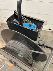 lot 29 image: Poly Strapping Tool, Banding Machine, Fits 58 Straps, Heavy Weight Construction