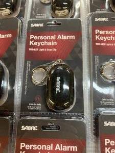 lot 17 image: Lot of 13 NEW Sabre PA-LEDBK-02 Personal Alarm Keychain with LED Light and Snap Hook Clip
