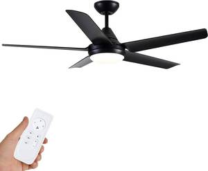 48 Inch Black Ceiling Fan