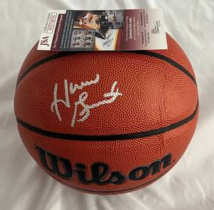 lot 15 image: Horace Grant Signed Wilson Authentic Basketball with JSA COA