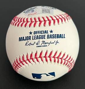 lot 26 image: Jose Miranda Signed Baseball with Beckett COA - Minnesota Twins