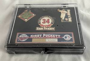 lot 31B image: Kirby Puckett Limited Edition Pin Set Hall of Fame - Numbered out of 5,000 - Minnesota Twins Baseball
