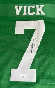 lot 5A image: Michael Vick Signed Philadelphia Eagles Jersey with JSA COA  - Size XL