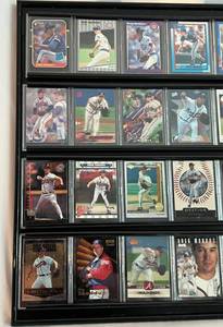 lot 37 image: Greg Maddux 20 Cards Framed Including 1987 Donruss RC - Baseball Cards