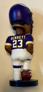 lot 9B image: Michael Bennett Minnesota Vikings Bobblehead Football