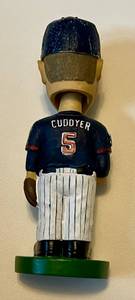lot 15B image: Michael Cuddyer 2004 ALCS Hormel SGA Green Base Bobblehead Minnesota Twins Baseball